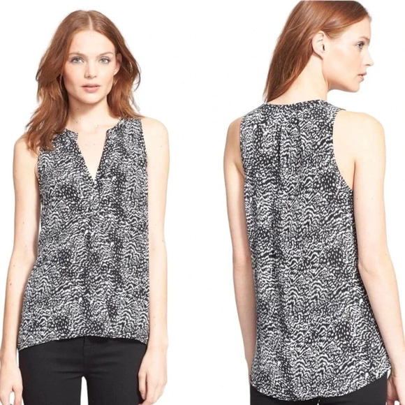 NWT Joie Silk Caviar Aruna Sleeveless Blouse - Picture 1 of 5